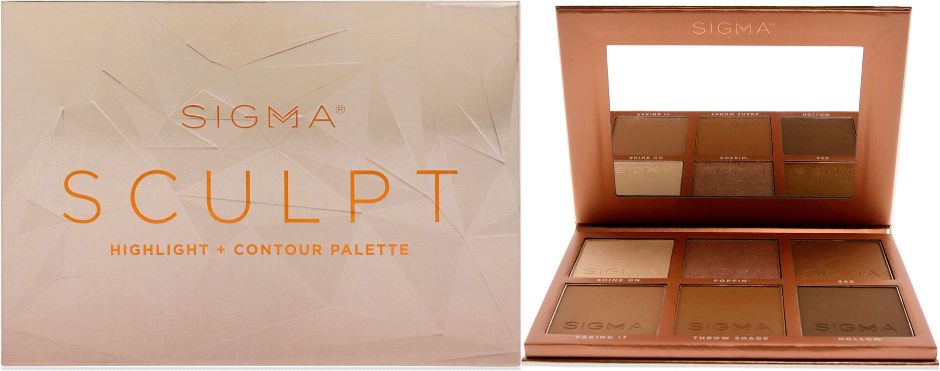 Sculpt Highlight Plus Contour Palette by SIGMA Beauty for Women - 0.98 oz Makeup .9 oz