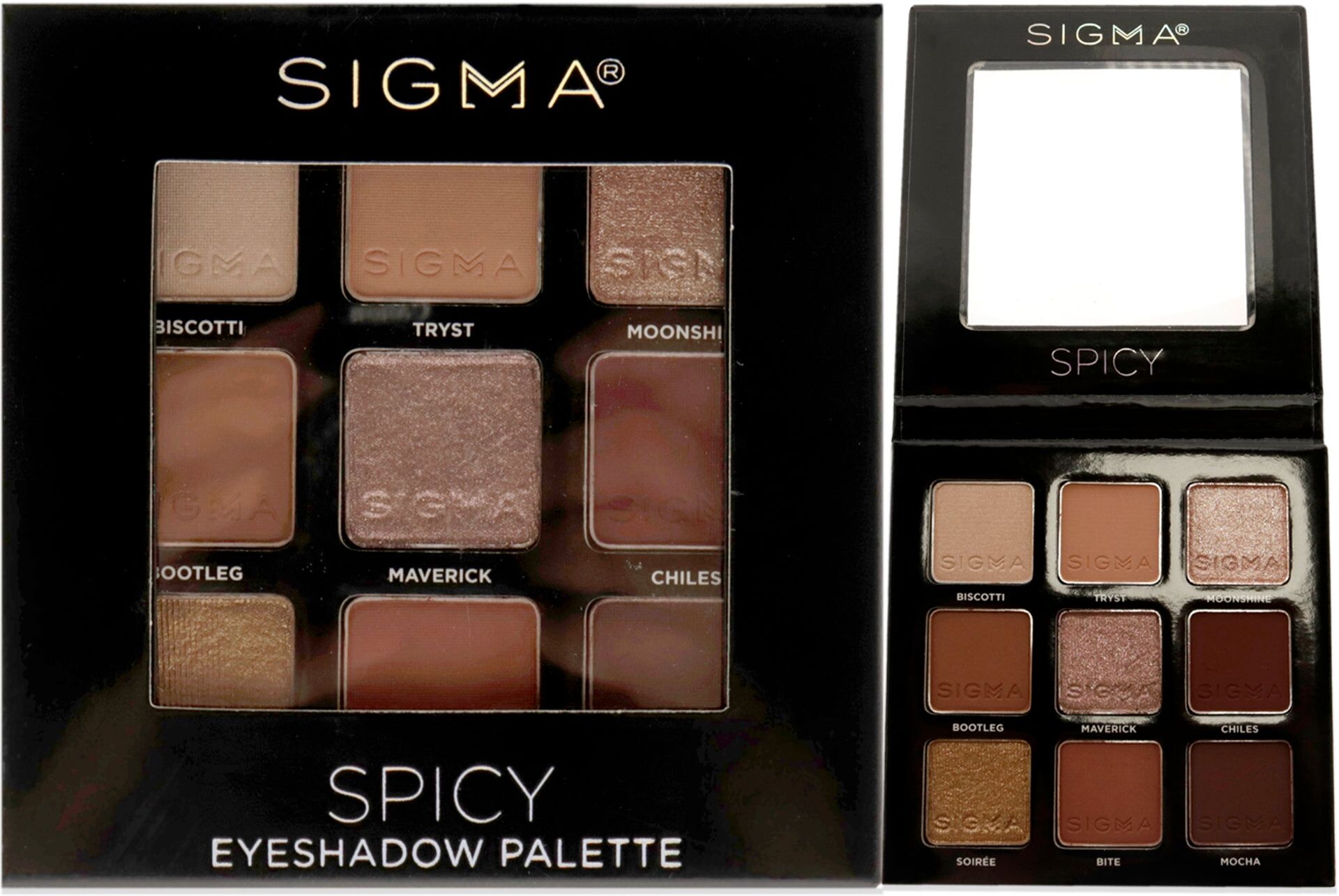 Sigma Beauty Spicy Eyeshadow Palette For Women 0.32 oz Eye Shadow One Size