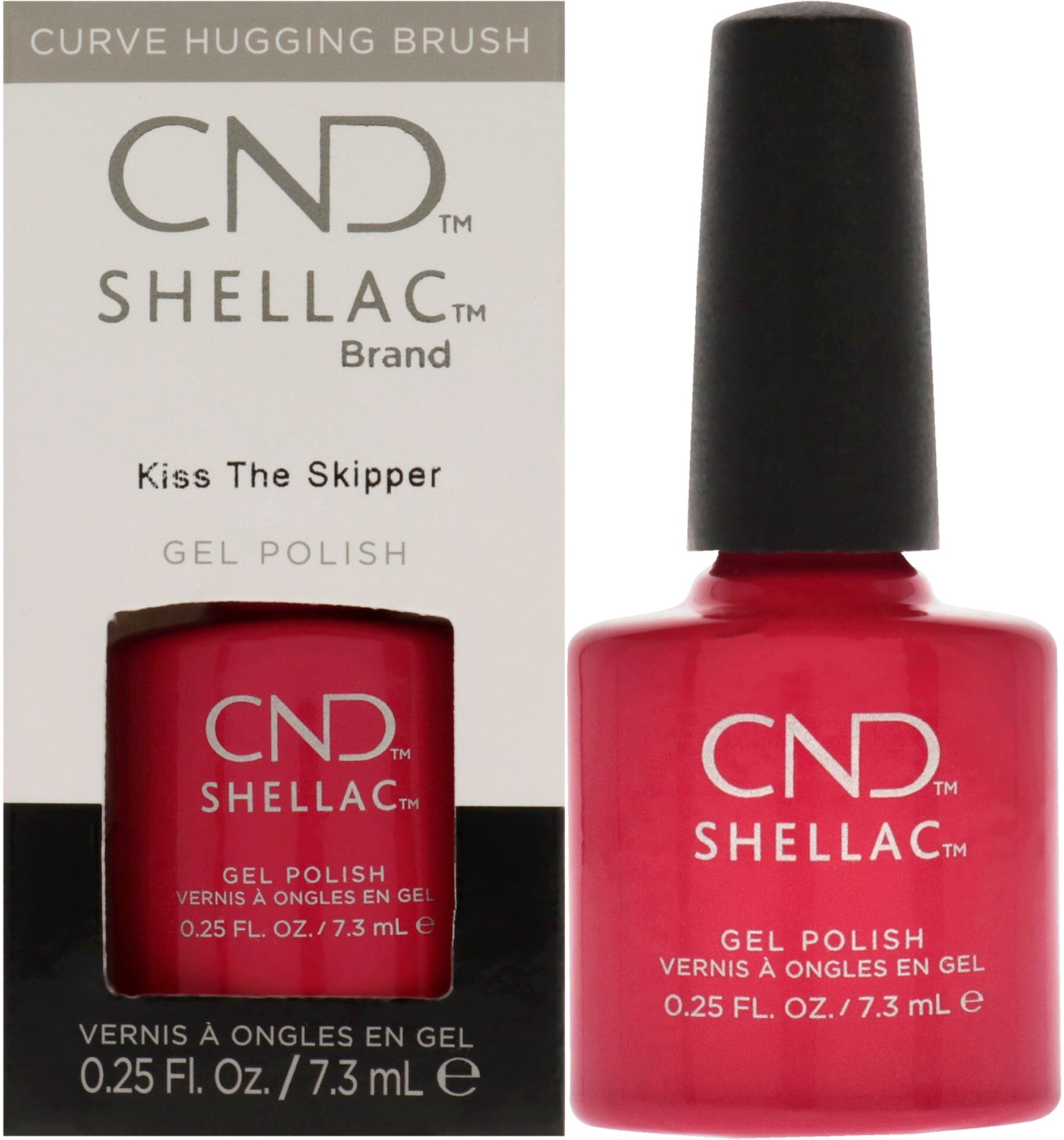 Shellac Nail Color - Kiss The Skipper by CND for Women - 0.25 oz Nail Polish Small