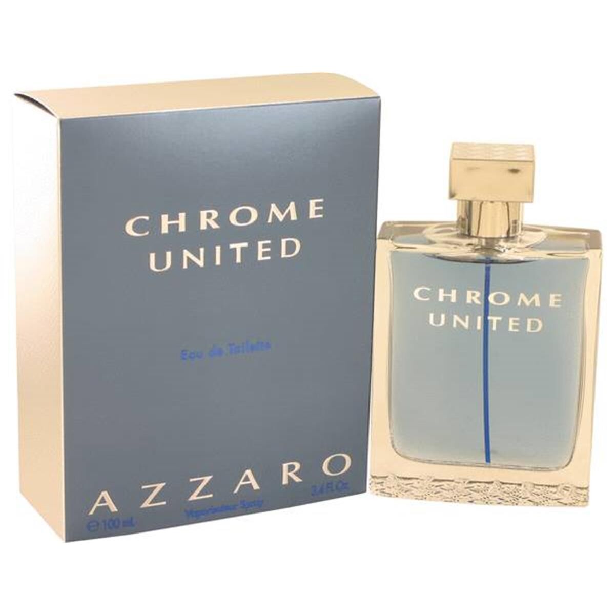 Azzaro 501982 Chrome United by Azzaro Eau De Toilette Spray 3.4 oz One Size female