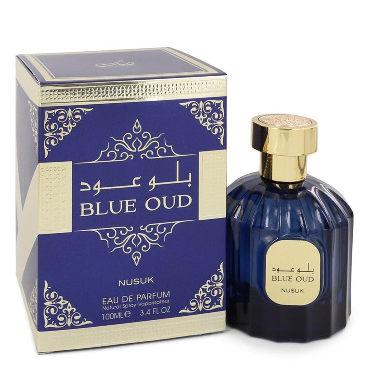 Nusuk 550323 3.4 oz Nusuk Blue Oud Perfume Eau De Parfum Spray One Size female