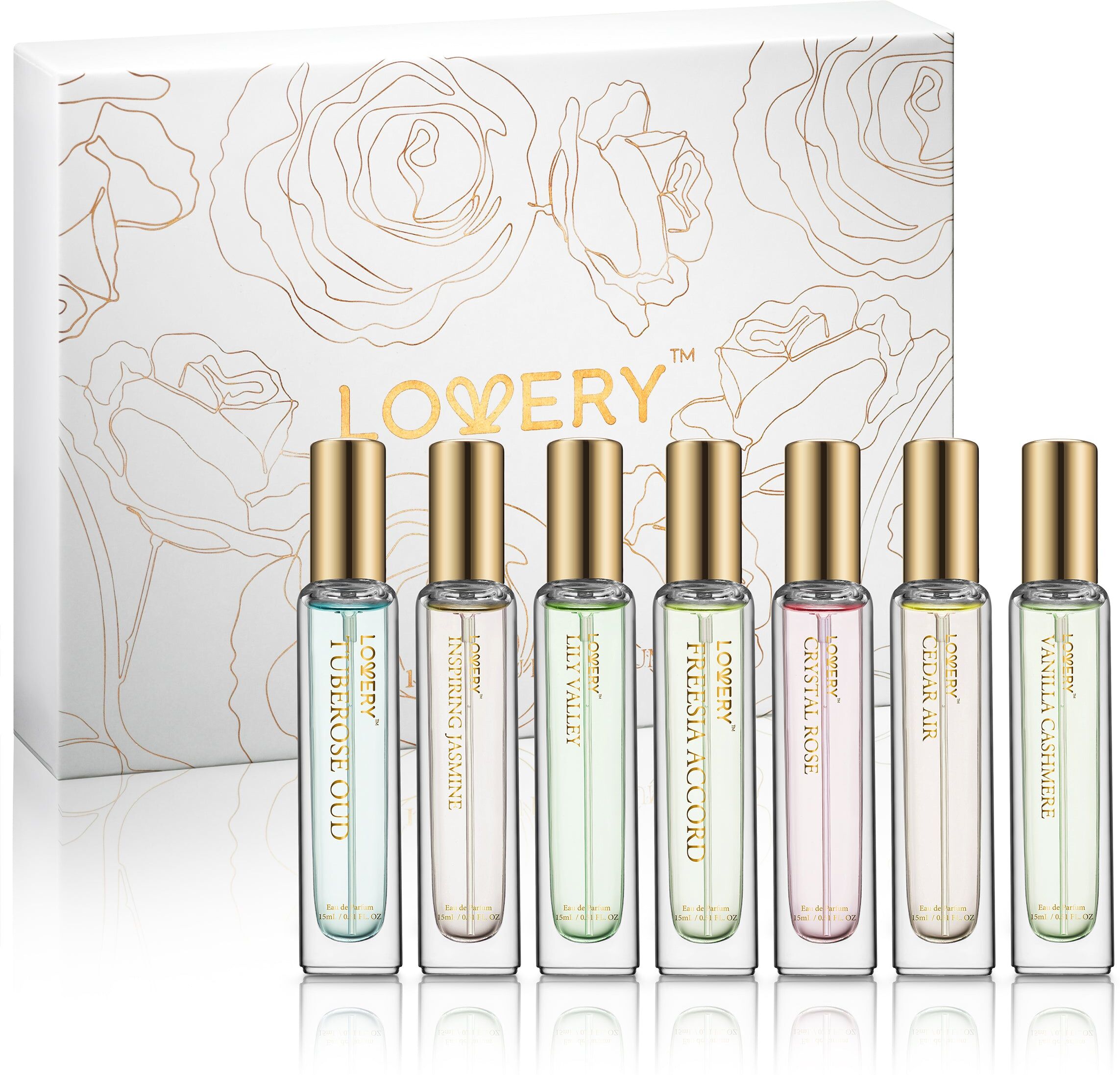 Lovery 14-Pc. Eau de Parfum Gift Set with Perfume Pouches female