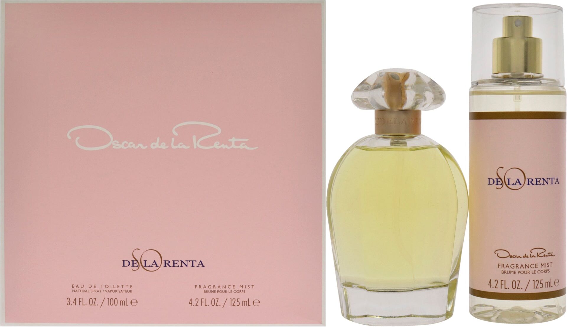 So de la Renta by Oscar De La Renta for Women - 2 Pc Gift Set 3.4oz EDT Spray, 4.2oz Fragrance Mist One Size female