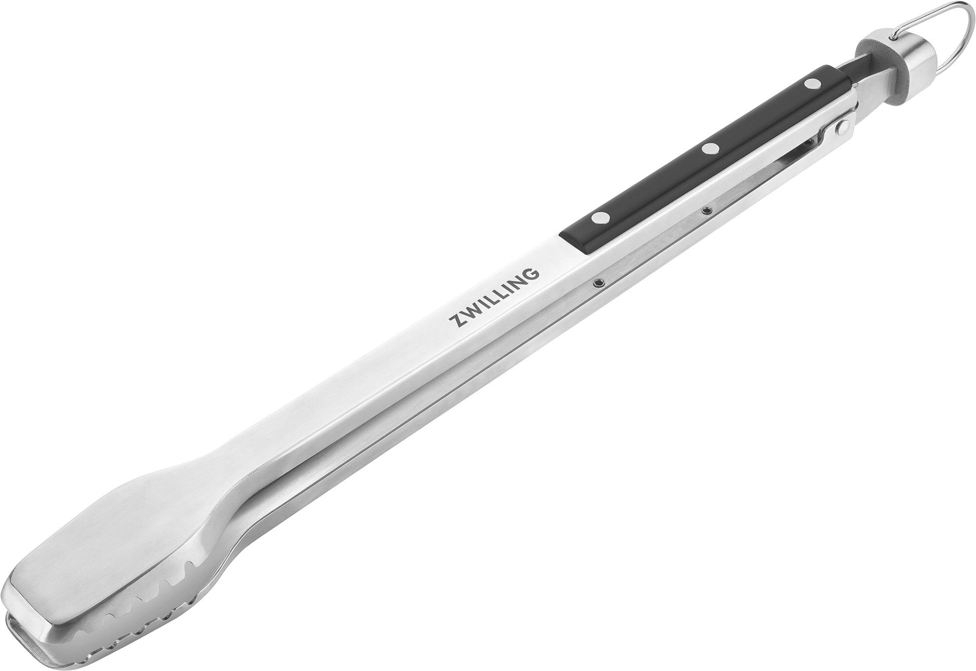 ZWILLING BBQ+ 16-inch Triple-Rivet Stainless Steel Grill Tongs One Size