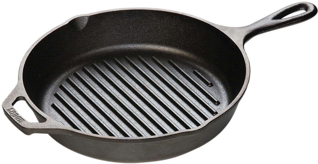 Lodge 10.25 Inch Cast Iron Grill Pan