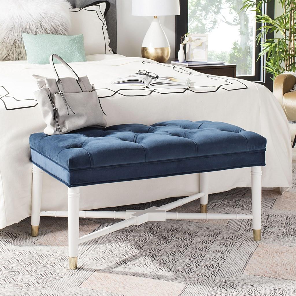 Safavieh Rory Contemporary Tufted Bench