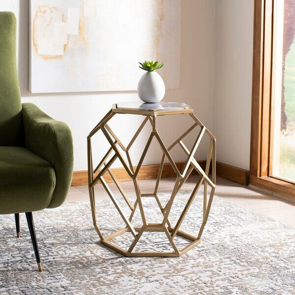 Safavieh Ava Geometric Accent Table