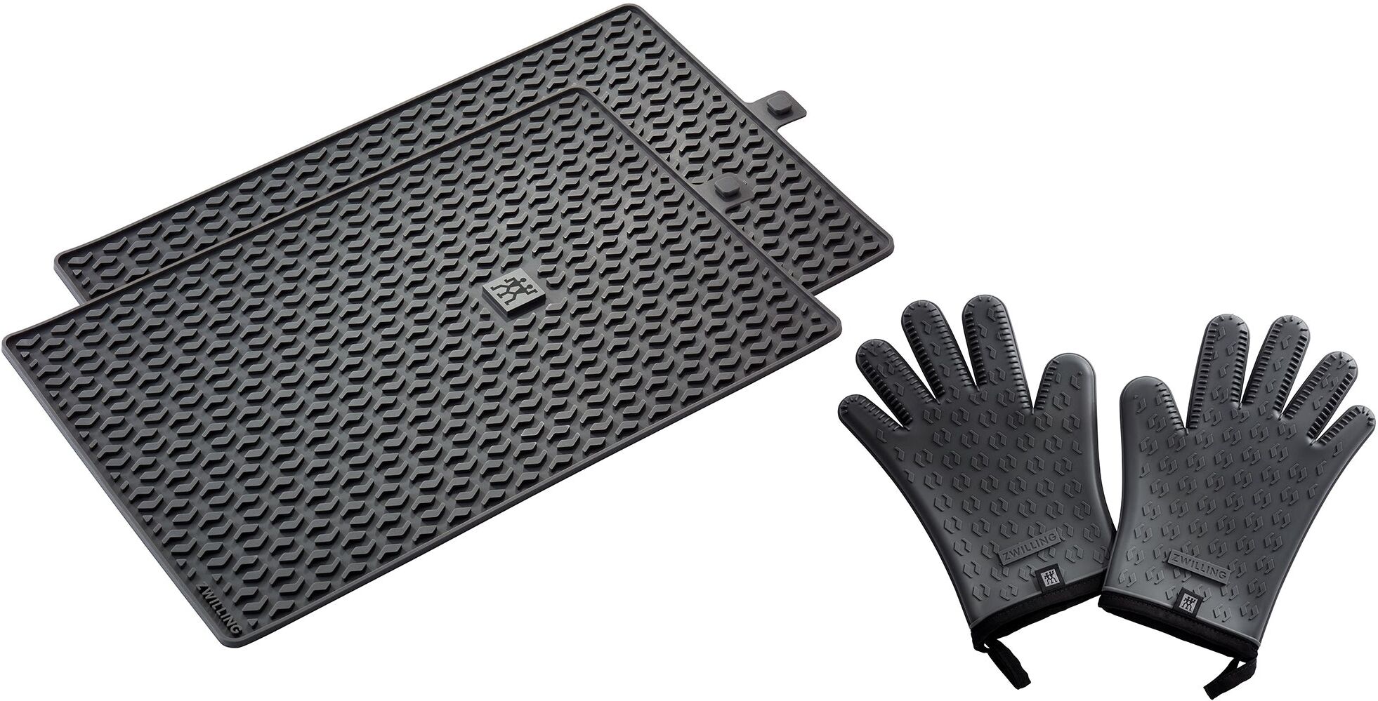 ZWILLING BBQ+ 3-pc Silicone Grill Mat & Gloves Set One Size