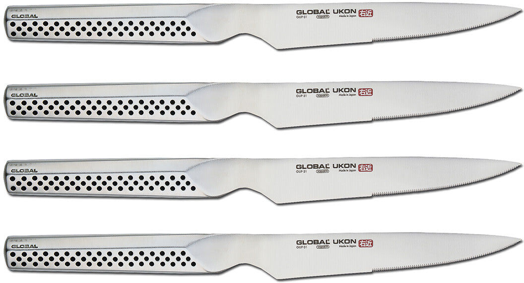 Global UKON 4 Piece Steak Knife Set