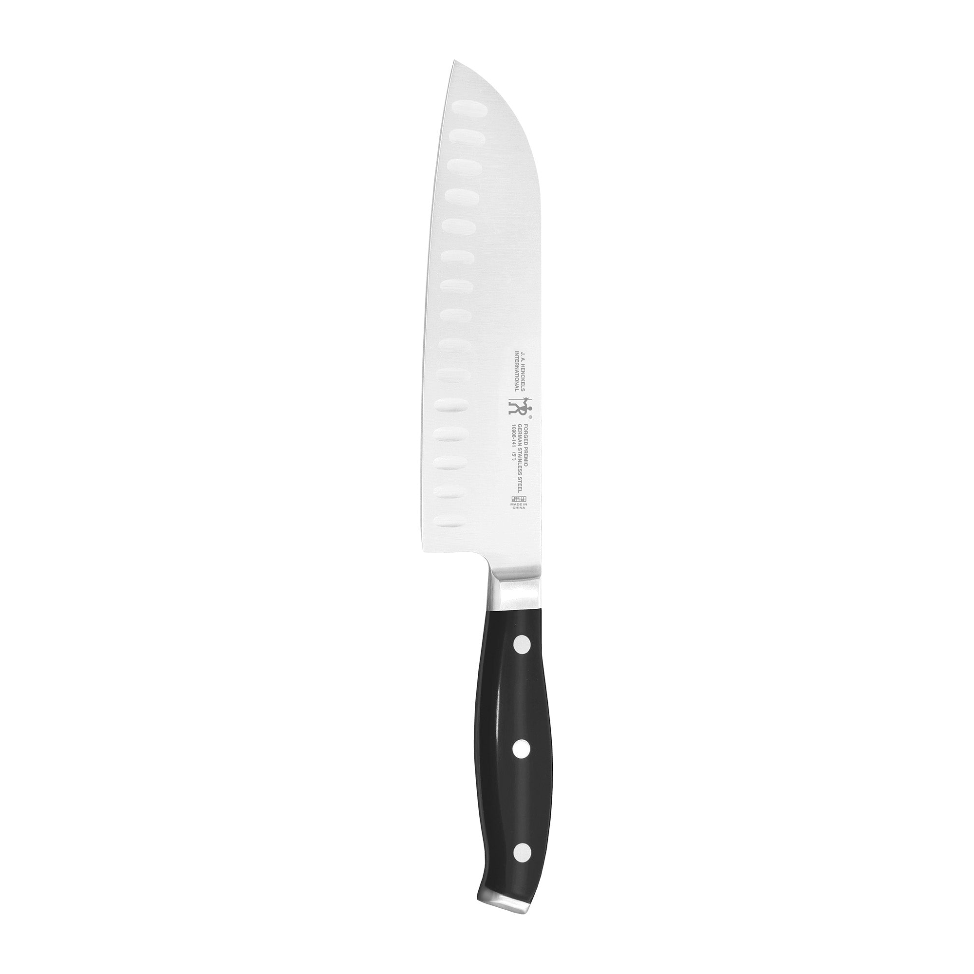 HENCKELS Forged Premio Hollow Edge Santoku Knife