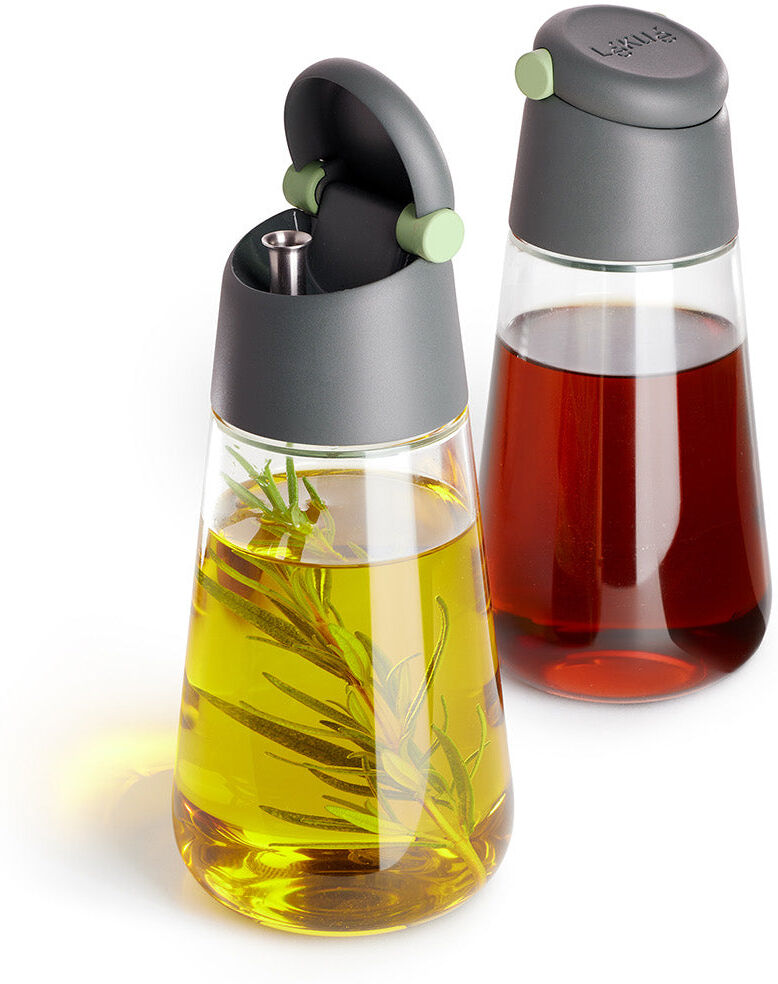 Lekue Oil and Vinegar Dispenser Bottle Set, Set of 2