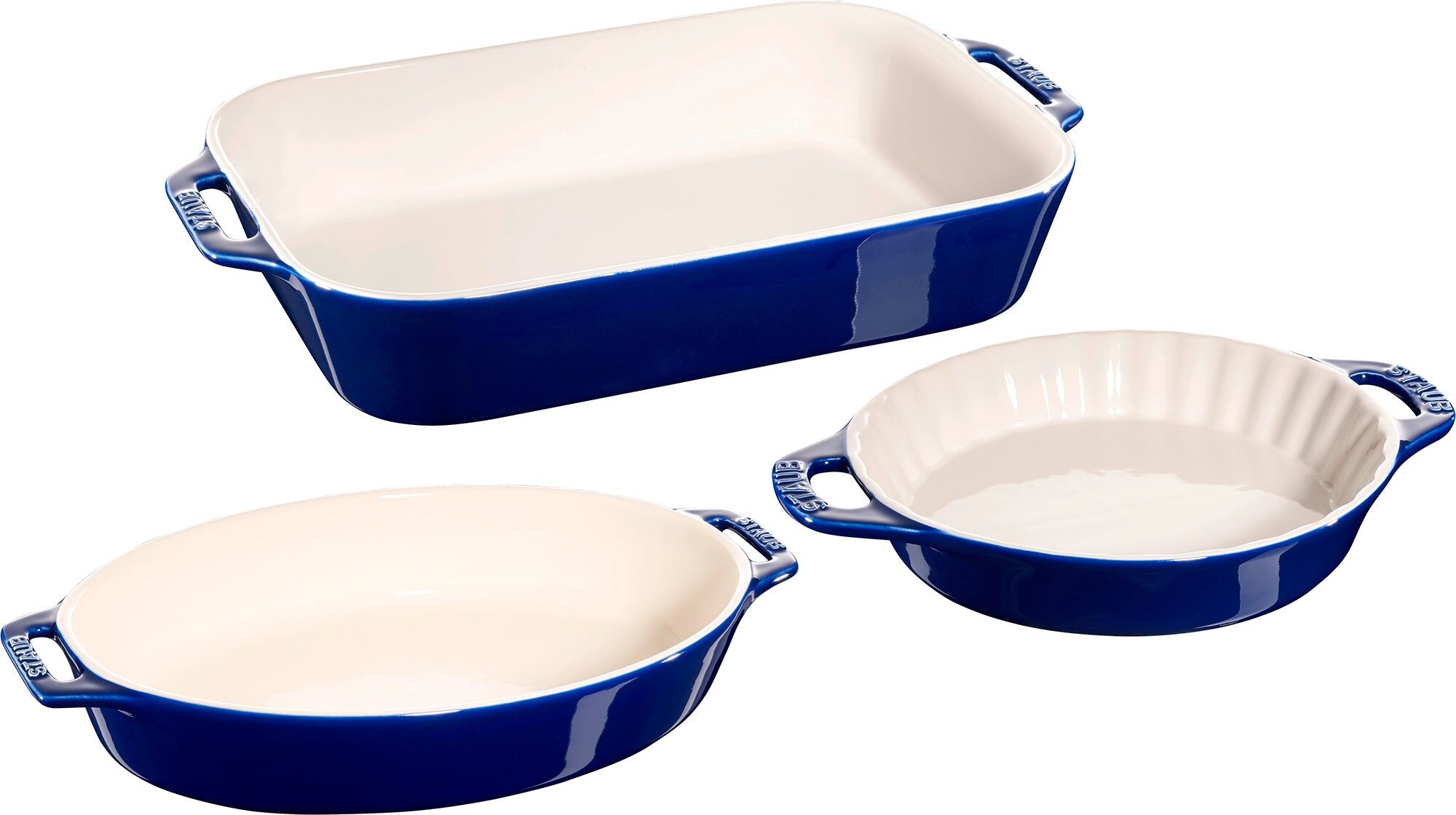 Staub Ceramics 3-pc Mixed Baking Dish Set