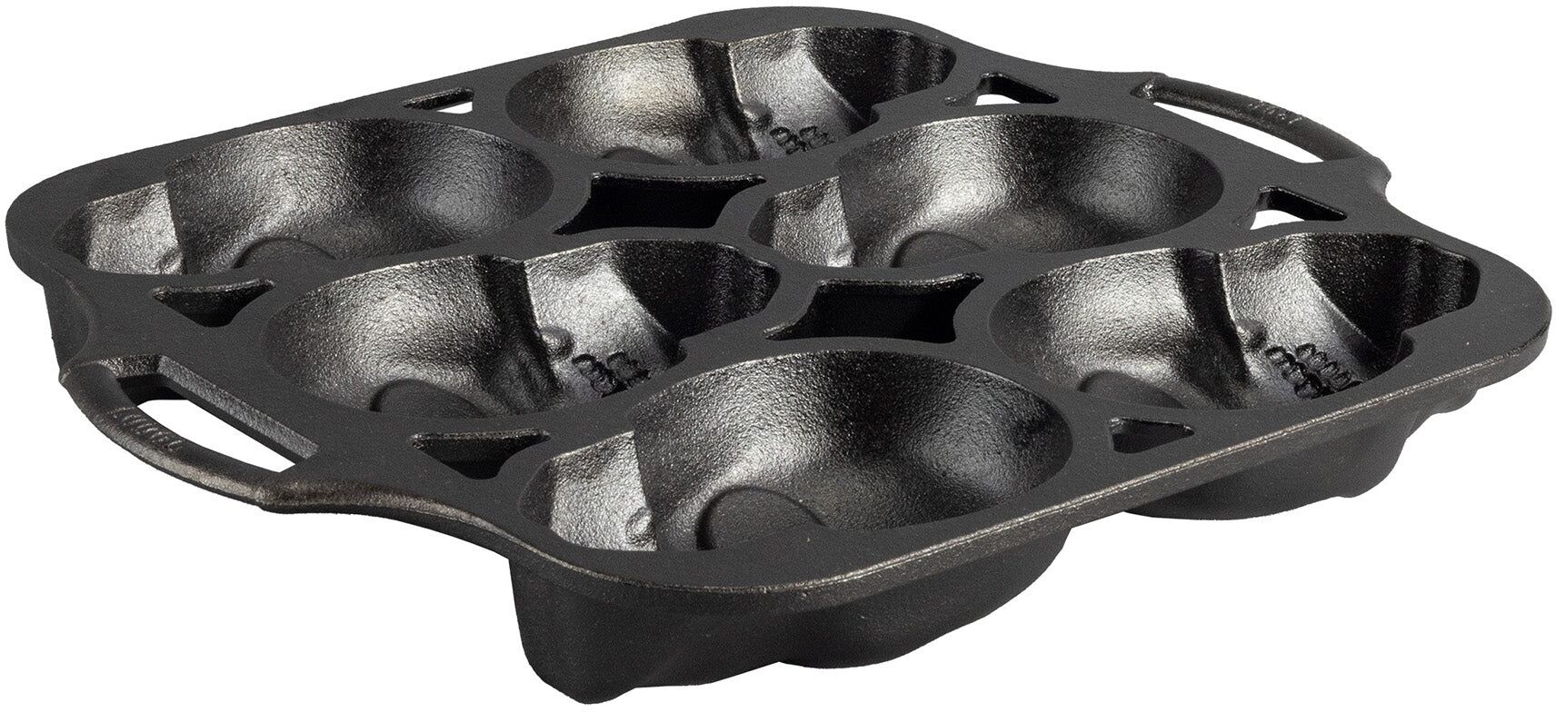 Lodge Cast Iron Mini Skull Cake Pan