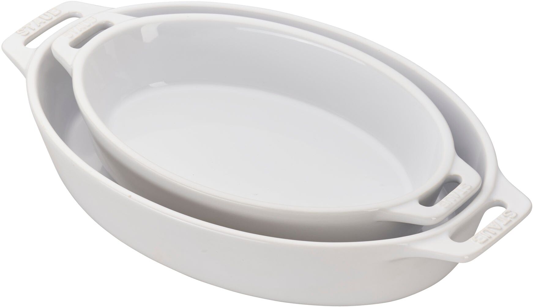 Staub Ceramic 2-pc Oval Baking Dish Set