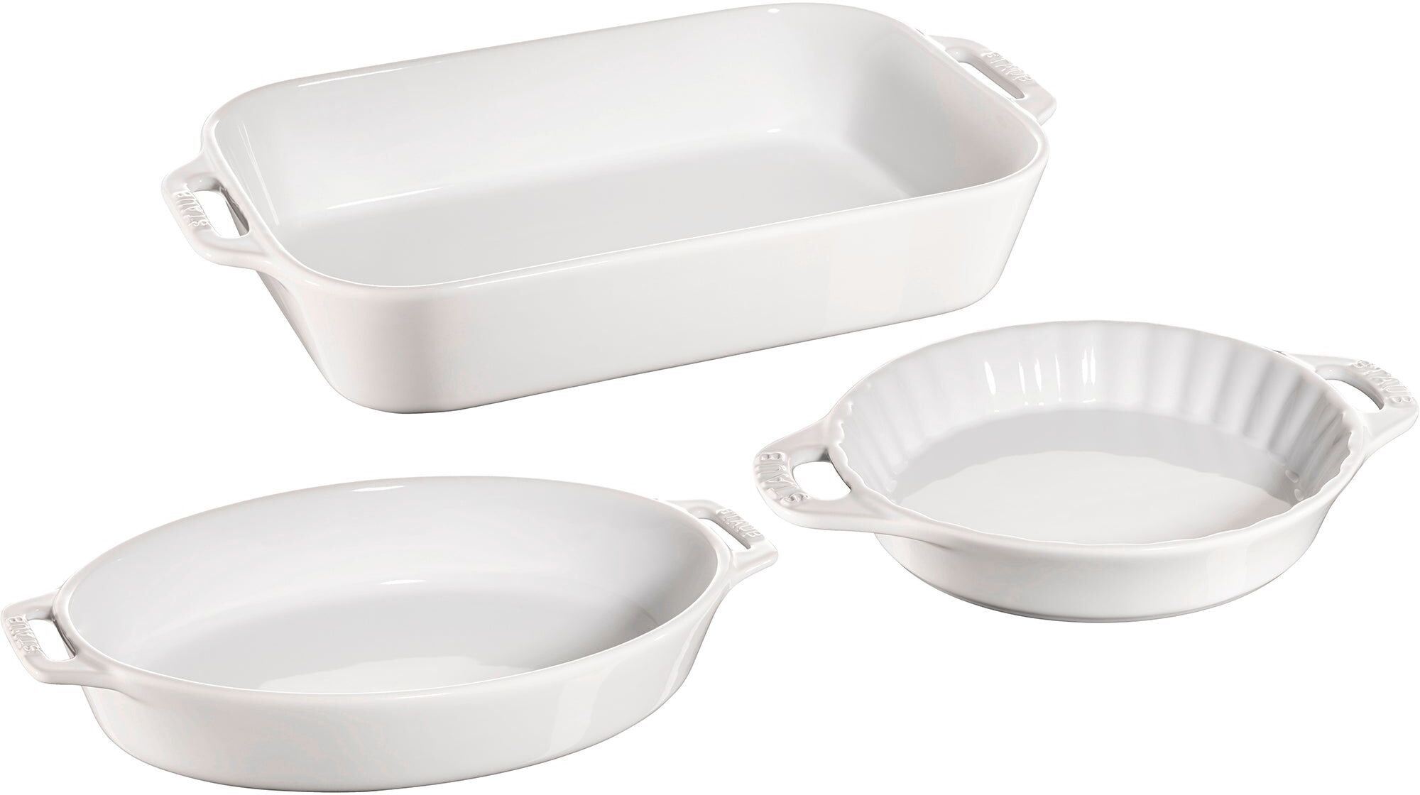 Staub Ceramics 3-pc Mixed Baking Dish Set