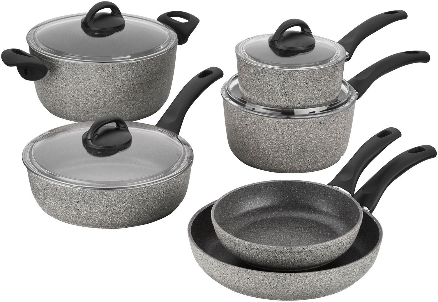 Ballarini Parma 10-Piece Forged Aluminum Nonstick Cookware Set