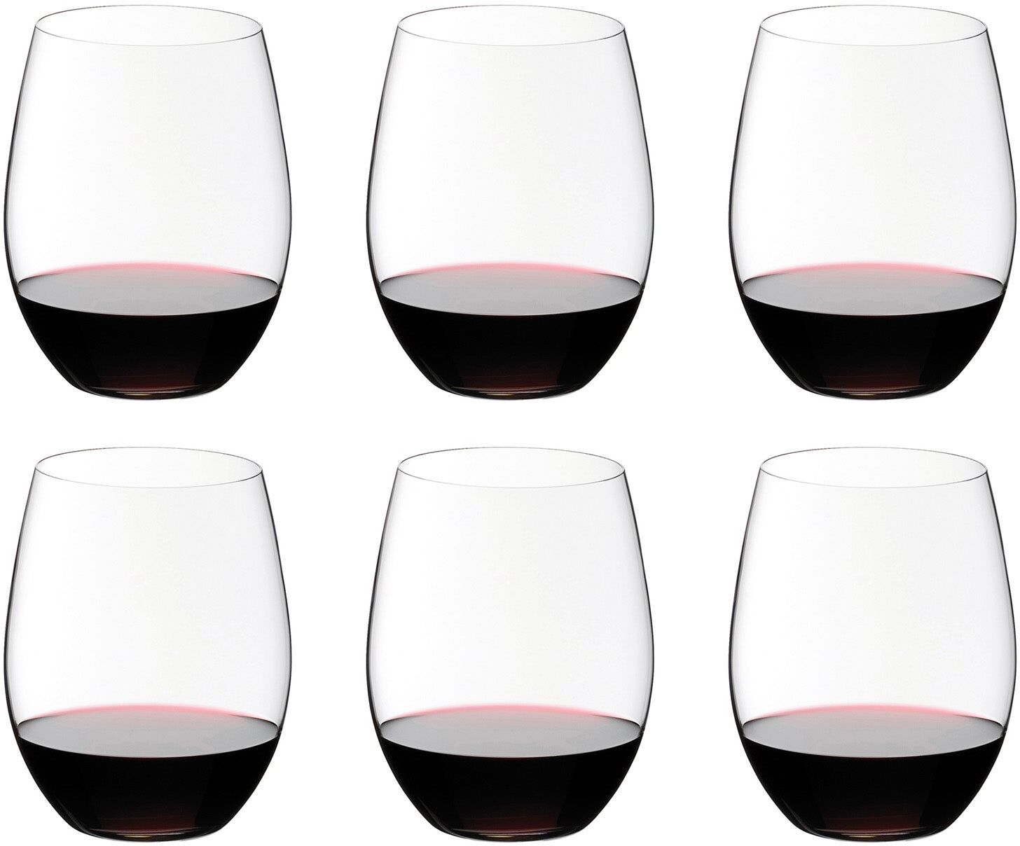 Riedel O Cabernet / Merlot Wine Tumbler, Set of 6 in Gift Box, Clear