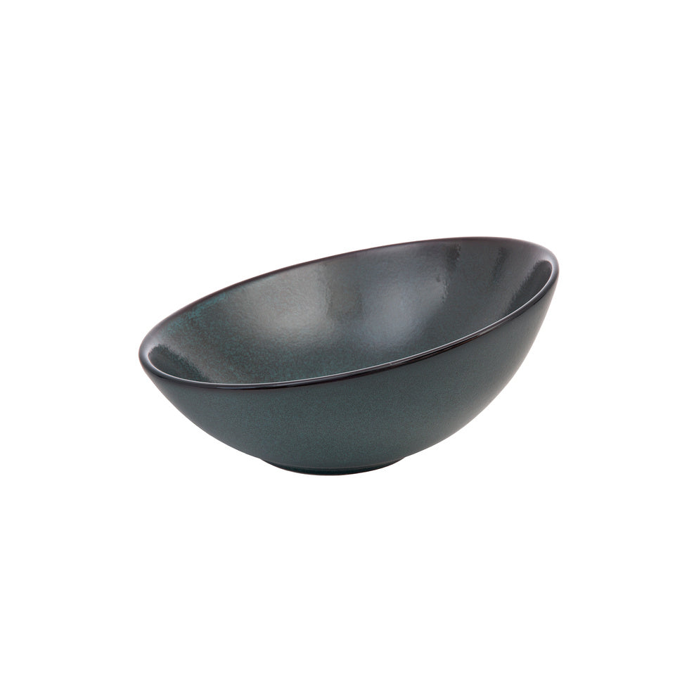 D & V Ston Porcelain Dinnerware Tilt Bowl, 8.5-Inch, Set of 3