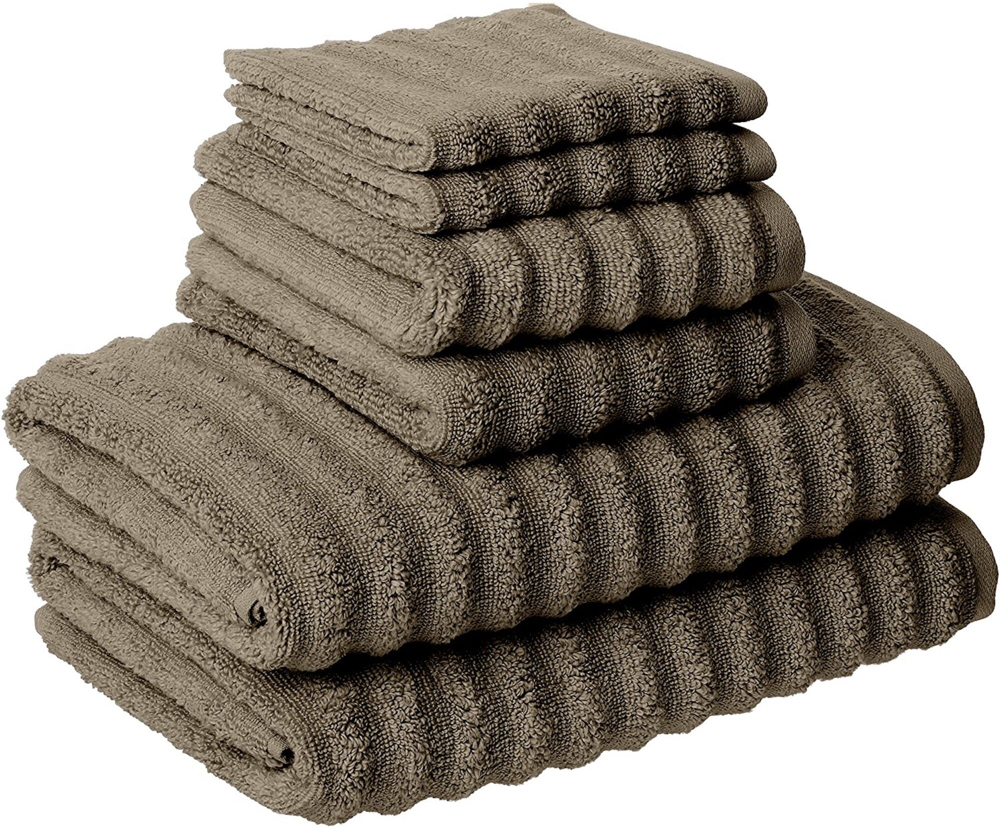 Modern Threads Wavy Luxury Spa collection 6 piece quick dry towel set