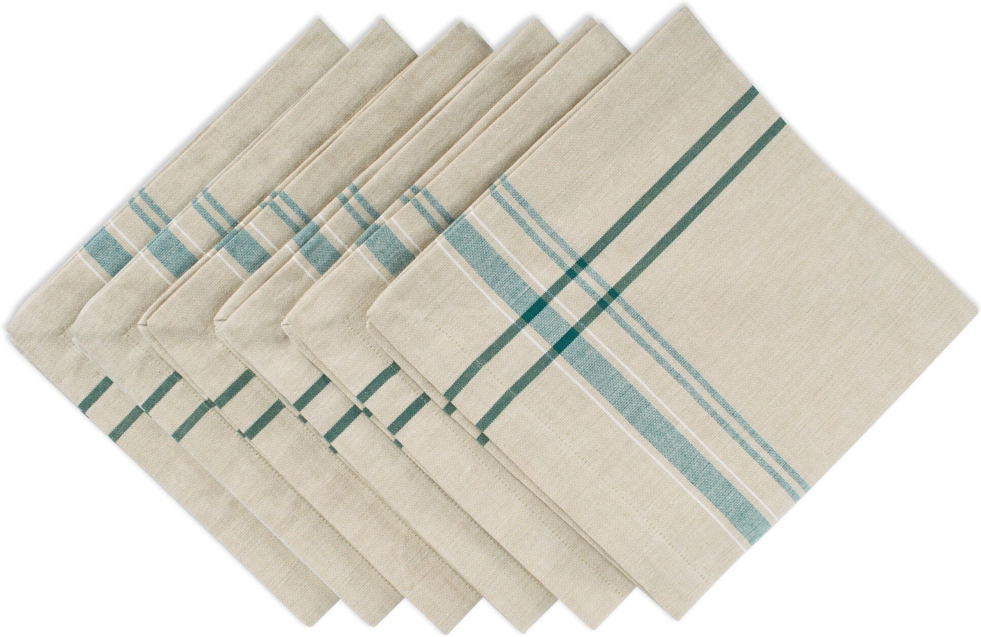 DII French Stripe Napkin (Set of 6)