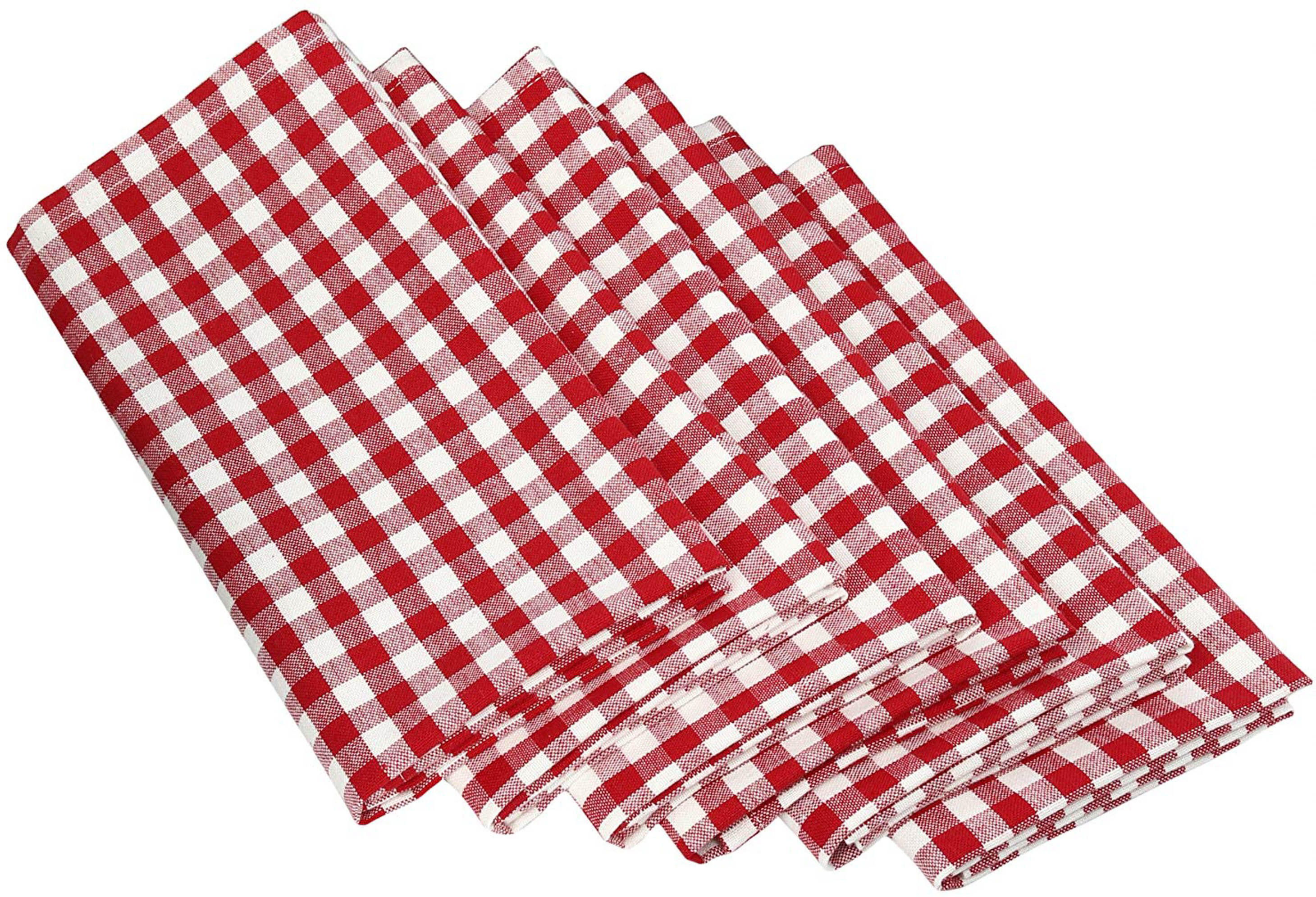 DII Small Check Napkin (Set of 6)