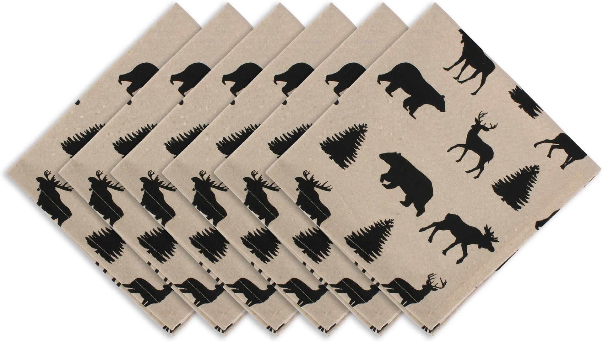 DII Mountain Trail Plaid Napkin (Set of 6)