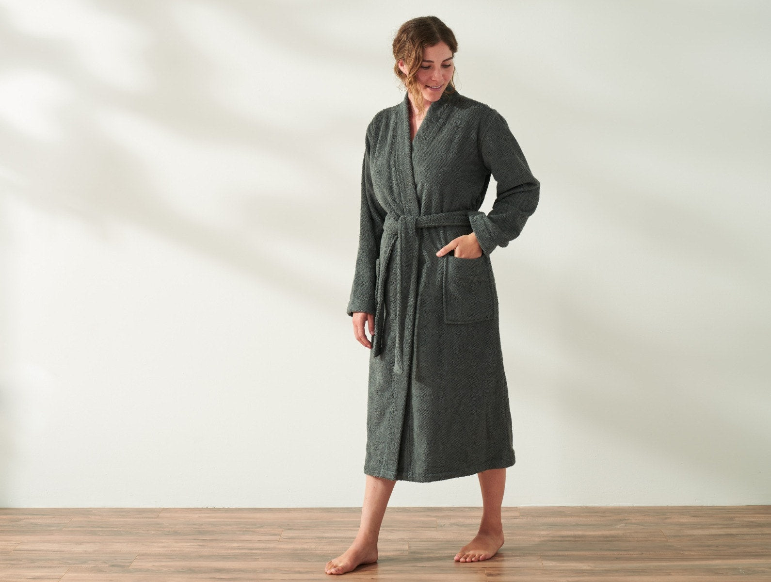 Coyuchi Unisex Air Weight Organic Robe XSmall/Small unisex