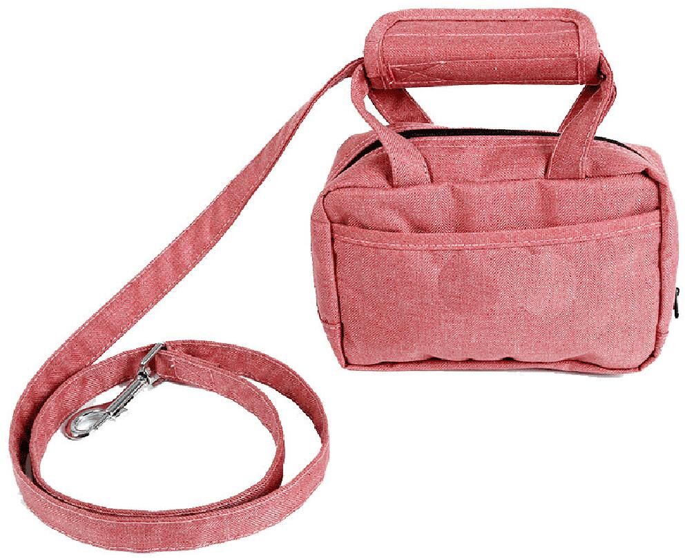 Pet Life 'Posh Walk' Purse Dog Leash, Accessory Holder and Waste Bag Dispenser