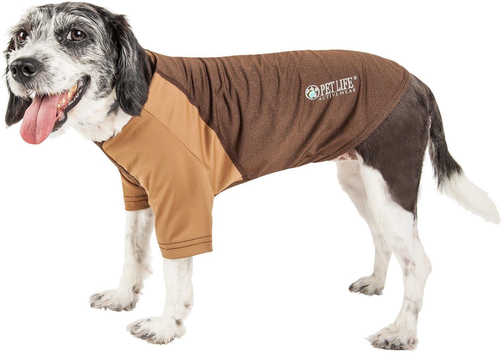 Pet Life Active 'Hybreed' 4-Way-Stretch Fitness Performance Dog T-Shirt Small