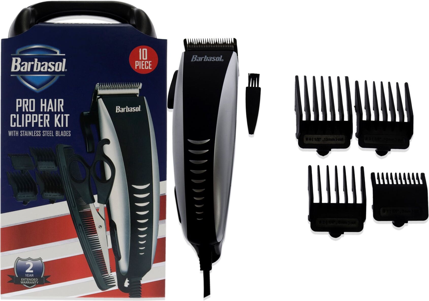 Pro-Hair Clipper Kit by Barbasol for Men One Size