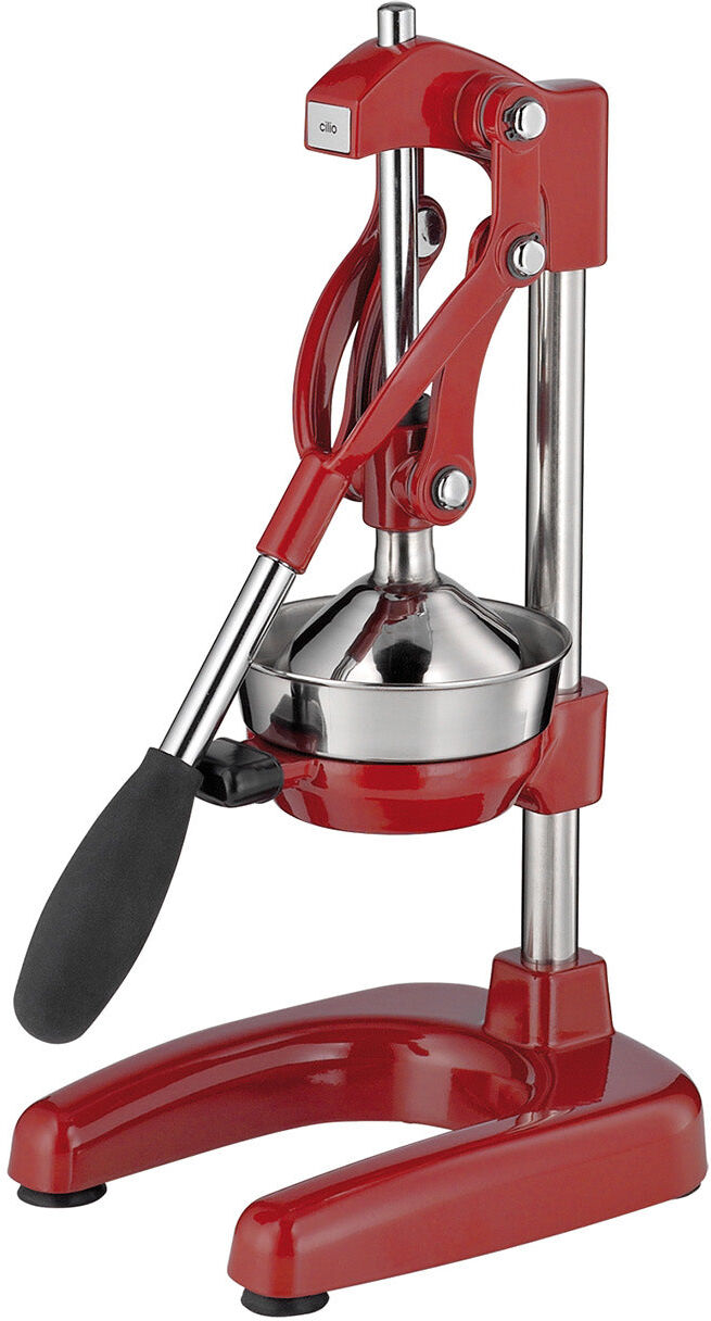 Cilio Amalfi Commercial Grade Manual Citrus Juicer, Extractor, and Juice Press, Red