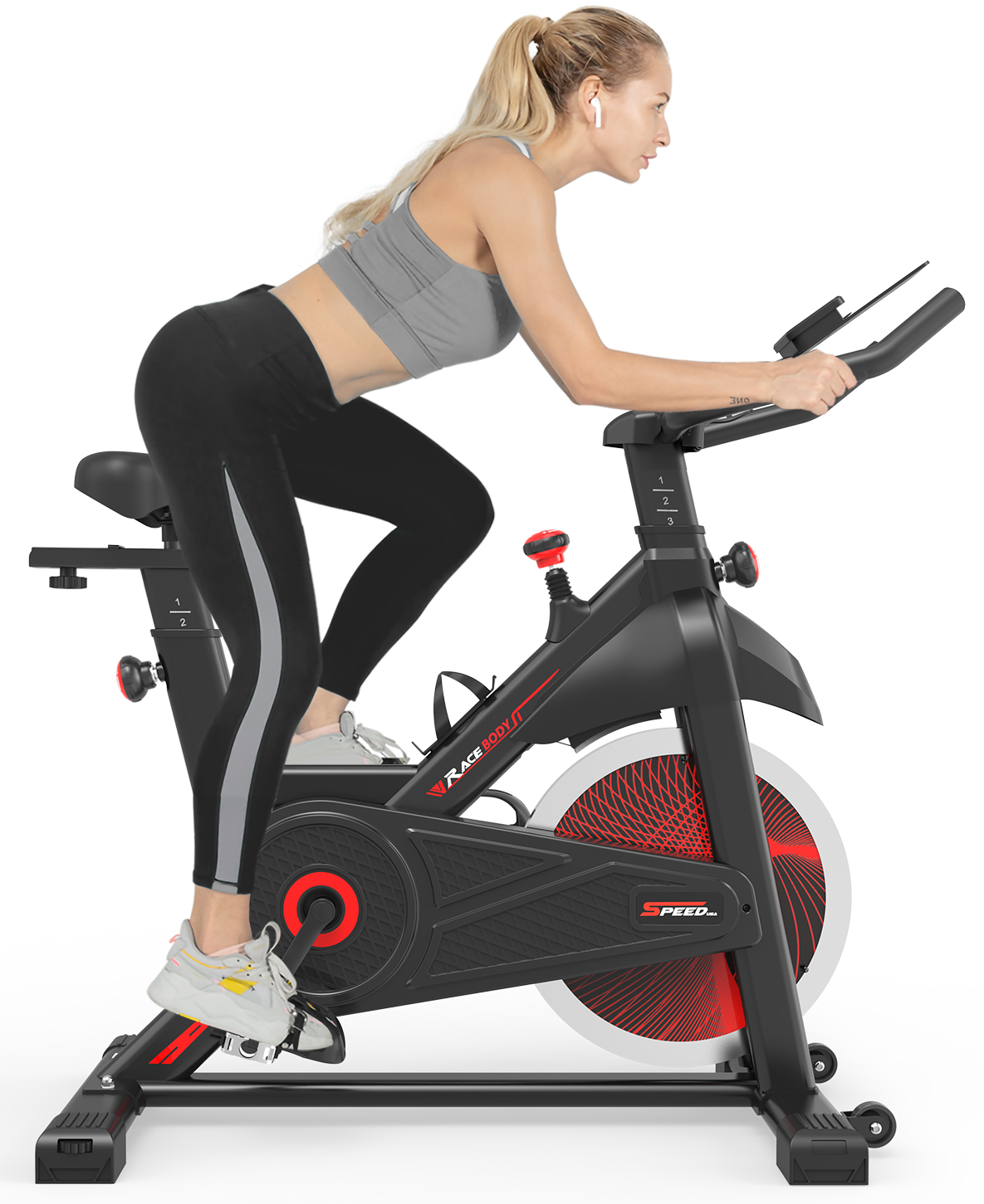 Simplie Fun Indoor Cycling Exercise Bike Stationary