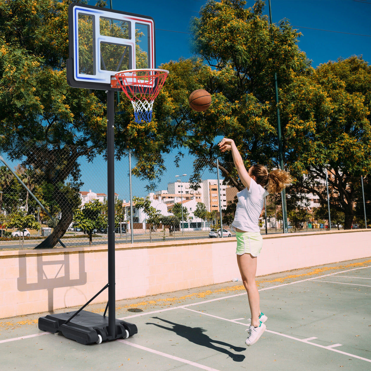 Simplie Fun Portable Basketball Hoop Basketball System