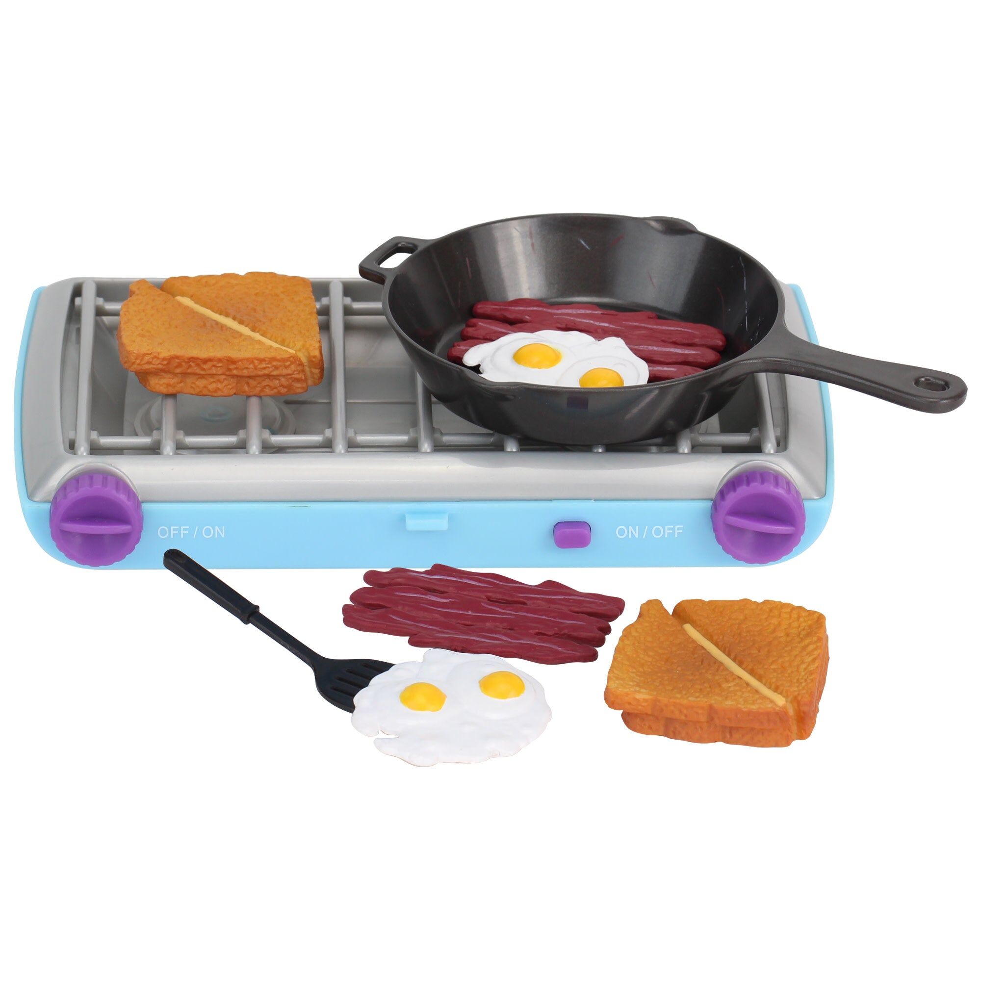 Teamson Sophia's 9 Piece Camp Stove and Food Set for 18" Dolls, Multicolor
