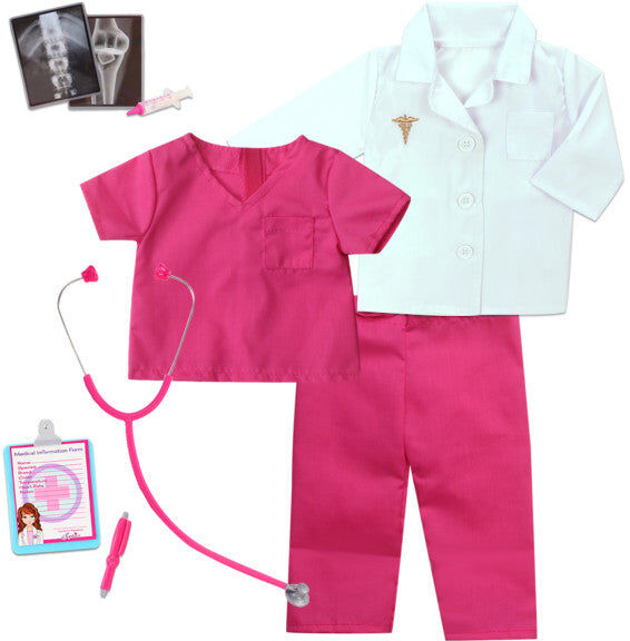 Teamson Sophia's Doll Doctor and Medical Accessories Set for 18" Dolls