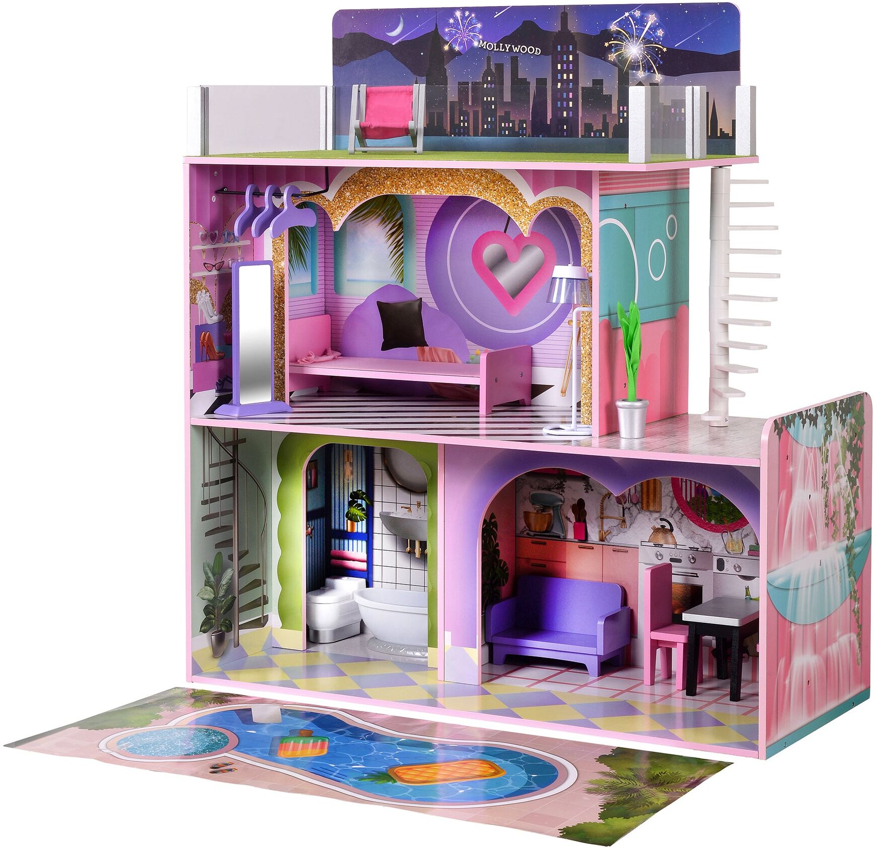 Teamson Olivia's Little World - Dreamland Sunset Doll House