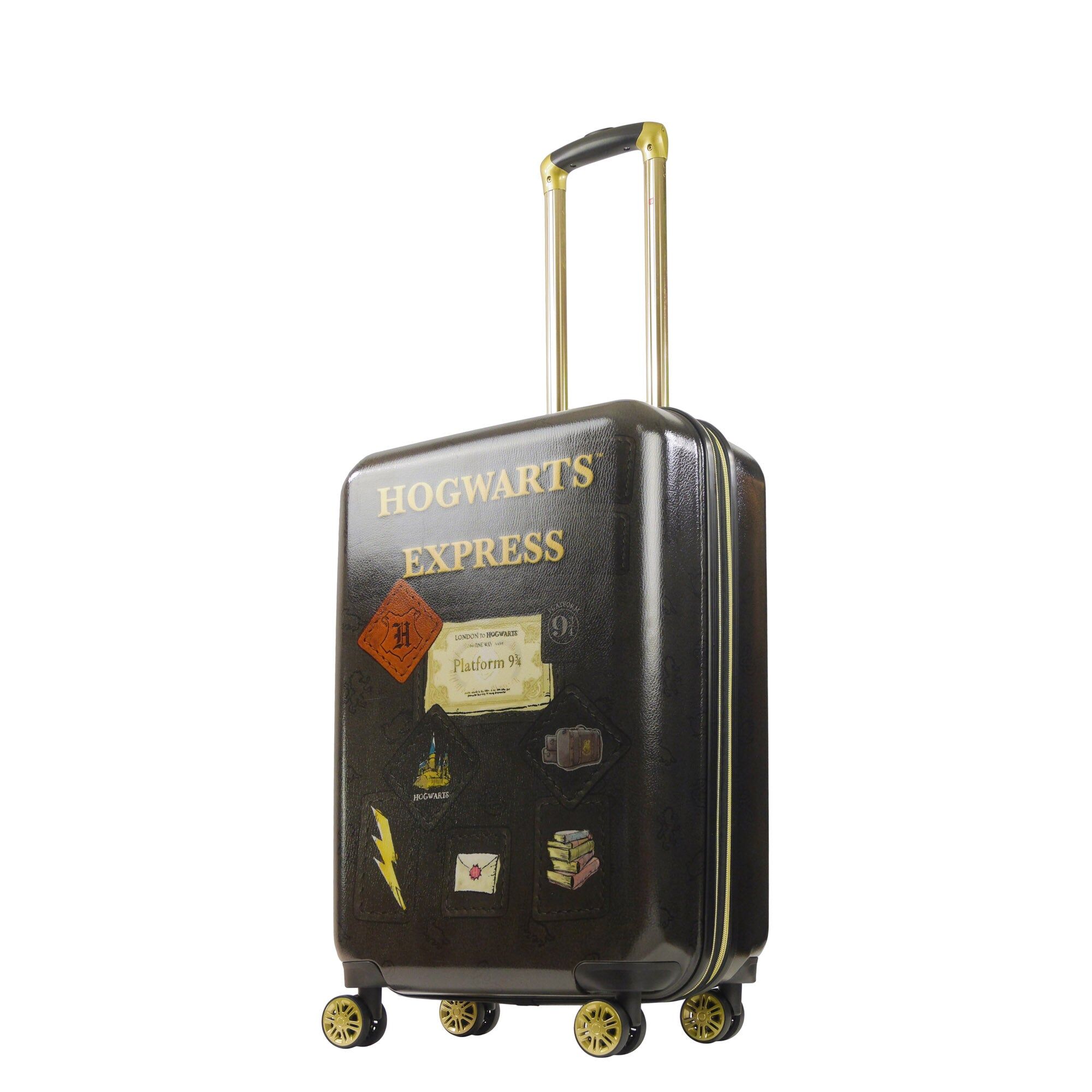 WB Harry Potter Ful Hogwart Express Hardside Printed Abs 25 Inch Luggage Black
