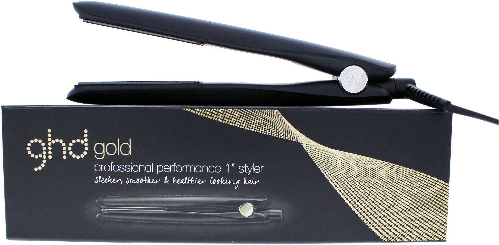 GHD Gold Professional Styler Flat Iron - Black For Unisex 1 Inch Flat Iron Small unisex