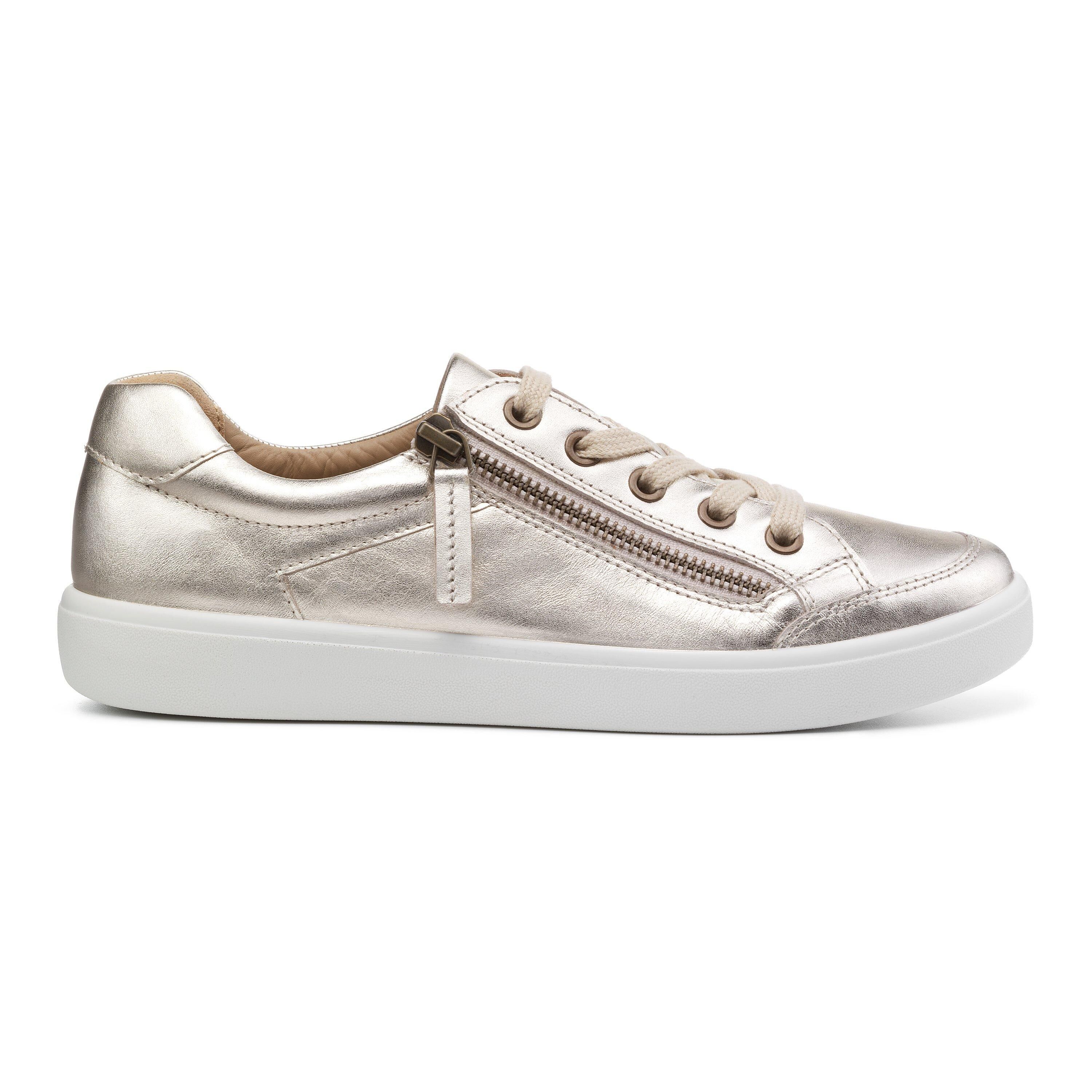 Hotter Chase II Shoes - Soft Gold Wide Fit 8 female
