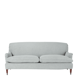 OKA Coleridge 3-Seater Sofa With Linen Slip Cover - Ice Blue