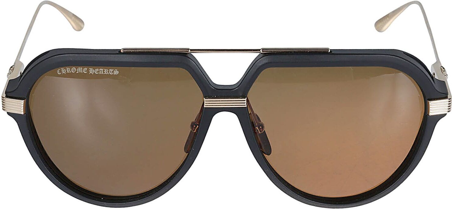 Chrome Hearts Hugh Sunglasses - Black - male - Size: 0one size