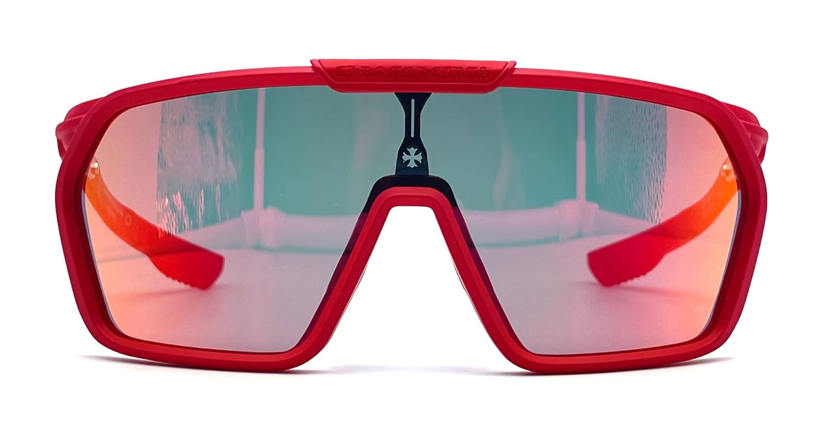 Chrome Hearts U Cnt Sea Me - Matte Steezy Red Sunglasses - red - male - Size: 0one size