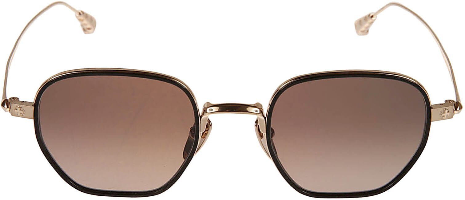 Chrome Hearts Bone Sunglasses - Gold - male - Size: 0one size