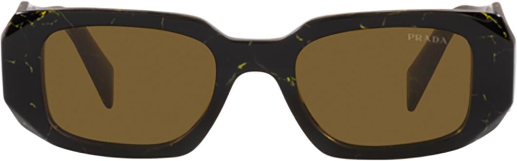 Prada Eyewear Pr 17ws Black / Yellow Marble Sunglasses - 0Black / Yellow Marble - female