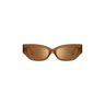The Attico Vanessa - Brown Sunglasses - female - Size: 0one size
