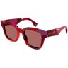 Gucci Eyewear Sunglasses - Rosso/Arancione - female