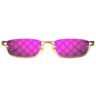 Gucci Eyewear 1fa64li0a - 0005 gold gold violet - unisex - Size: 0one size