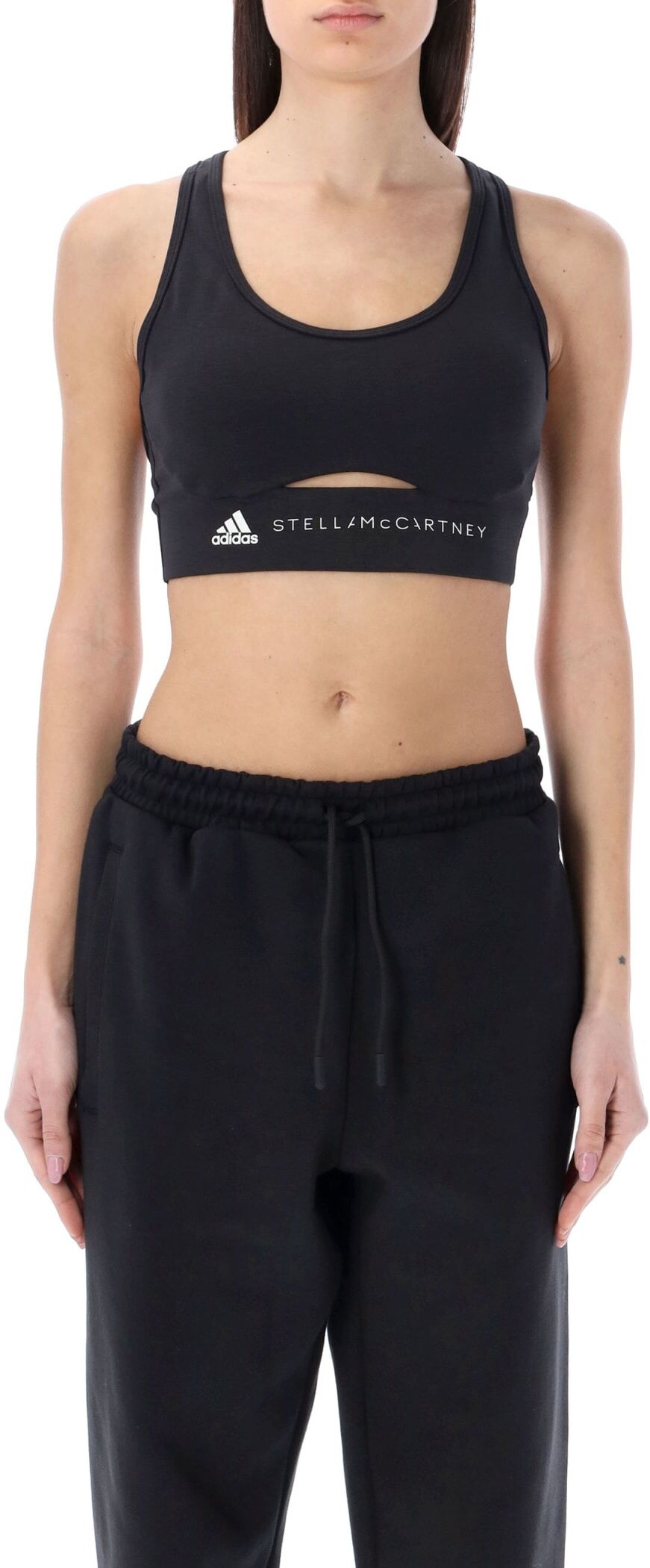 Adidas by Stella McCartney Truestrength Yoga Medium Support Sports Bra - Black - female - Size: Extra Small