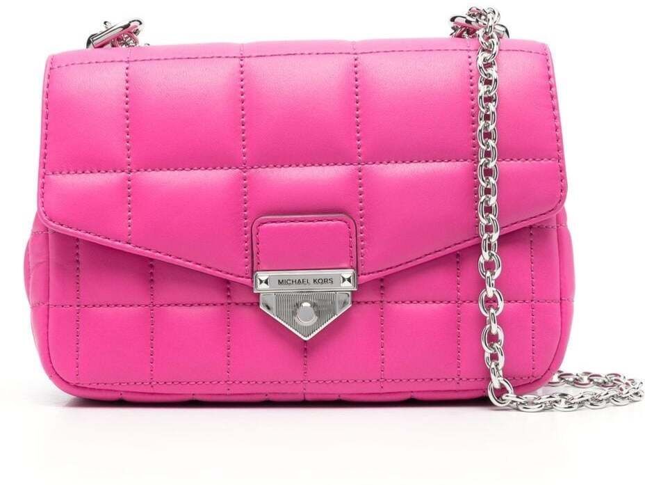 MICHAEL Michael Kors Fuchsia Pink Soho Quilted Shoulder Bag In Leather Woman - Fuxia - female - Size: 0one size