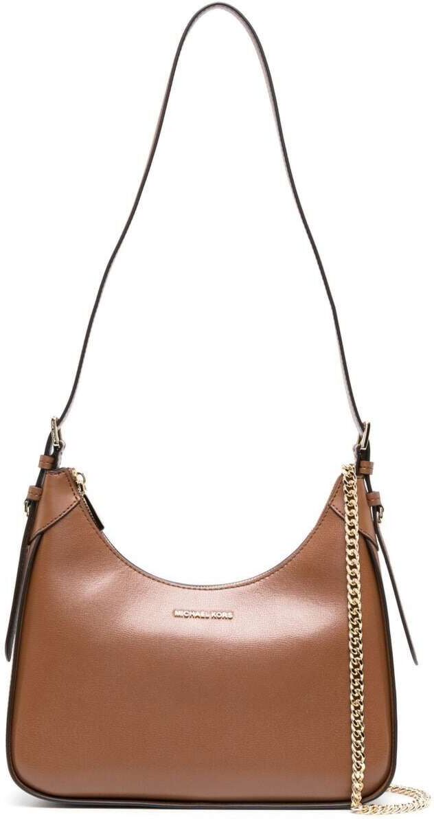 MICHAEL Michael Kors Brown Wilma Shoulder Bag In Leather Woman - Brown - female - Size: 0one size